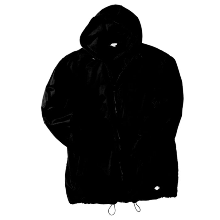 Fleece-Lined Hooded Nylon Jacket Thumbnail