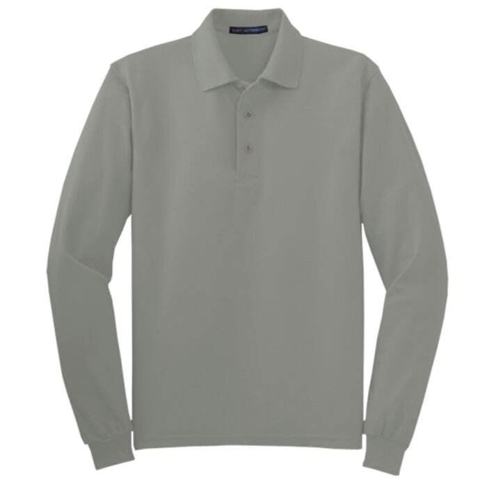 Tall Silk Touch™ Long Sleeve Polo Thumbnail
