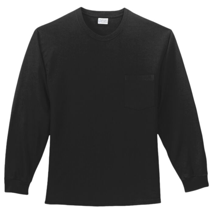 Long Sleeve Essential T Shirt with Pocket Thumbnail