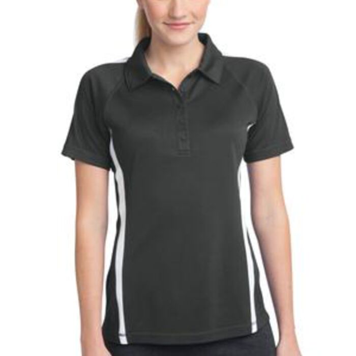 Ladies PosiCharge Micro Mesh™ Colorblock Polo Thumbnail