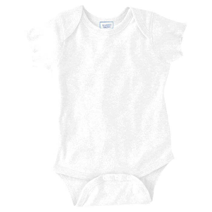 Rabbit Skins Infant Lap Shoulder Cotton Creeper Thumbnail