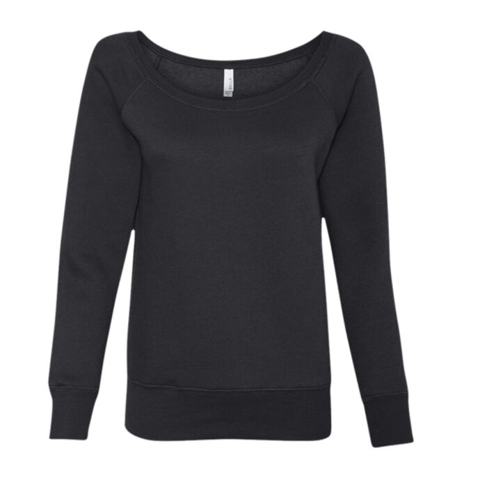 Ladies' Sponge Fleece Wide Neck Sweatshirt Thumbnail