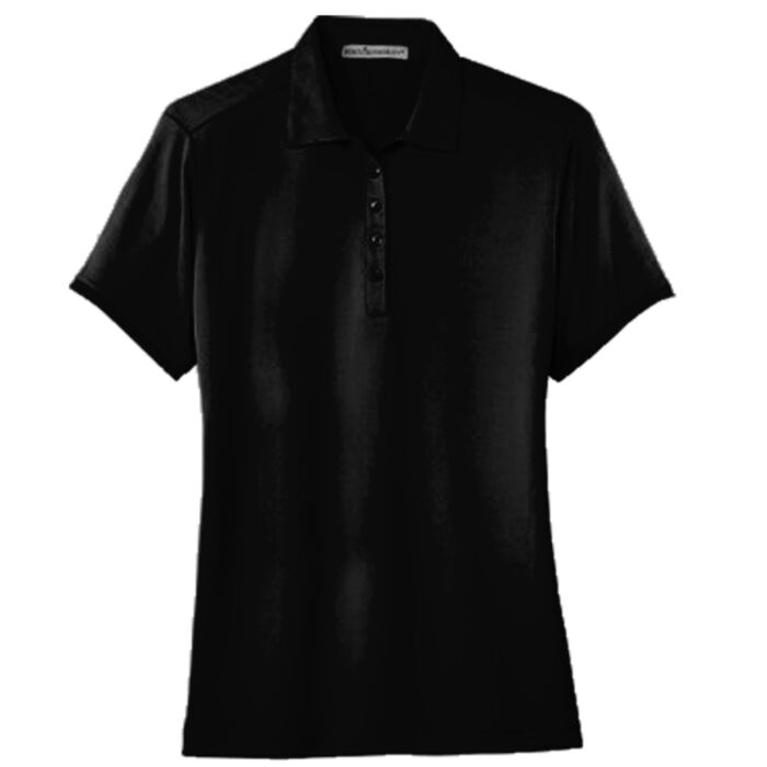 Ladies Poly Bamboo Charcoal Birdseye Jacquard Polo Thumbnail