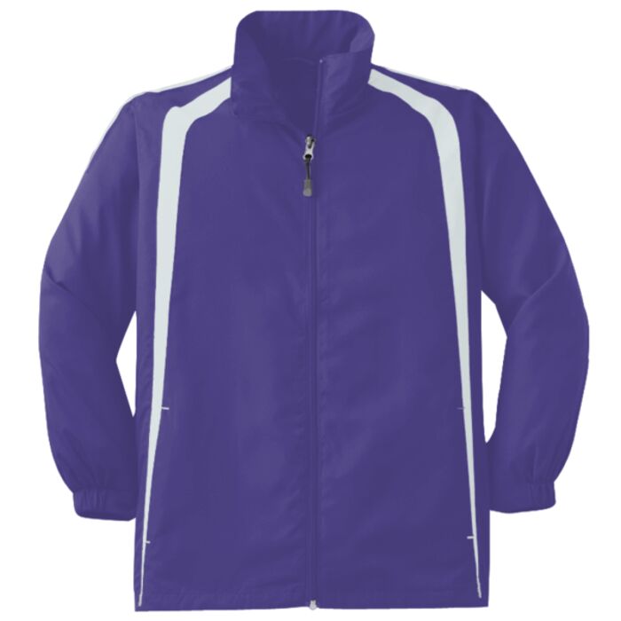 YST60 Youth Colorblock Raglan Jacket Thumbnail