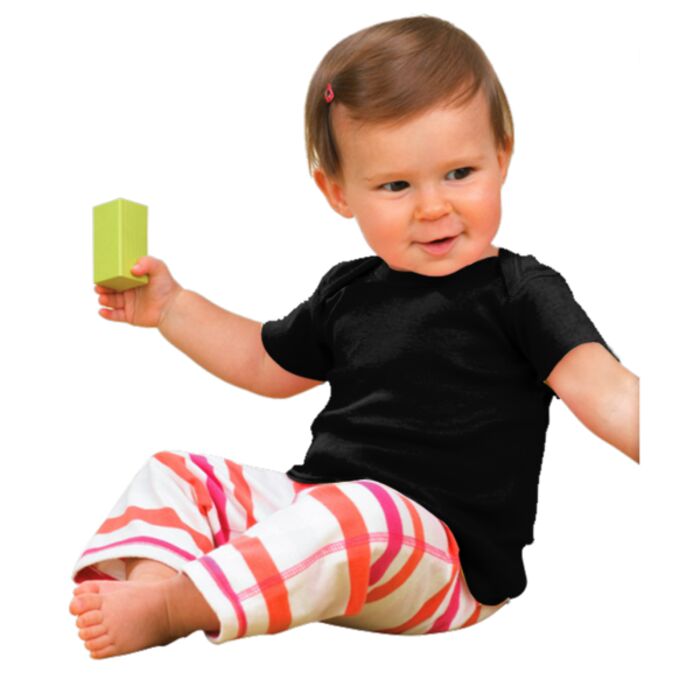 Infant Lap Shoulder Cotton T-Shirt Thumbnail