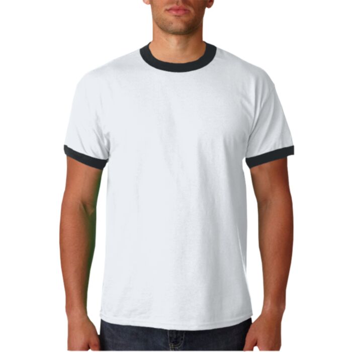 Adult Ultra CottonTM Ringer T-Shirt Thumbnail