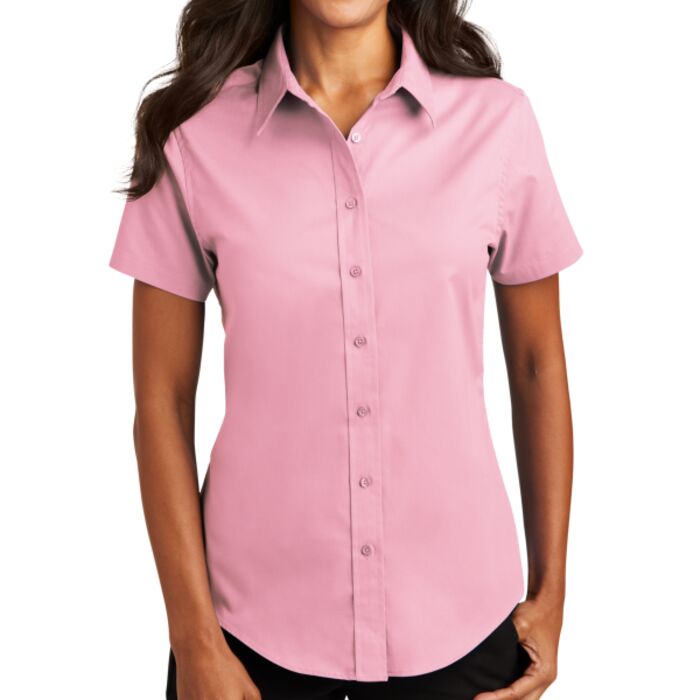 L508 Ladies Short Sleeve Easy Care Shirt Thumbnail