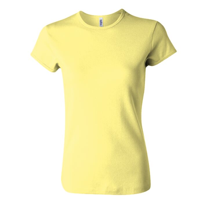 Ladies’  5.8 oz., 1x1 Baby Rib Short-Sleeve Crew Neck T-Shirt Thumbnail
