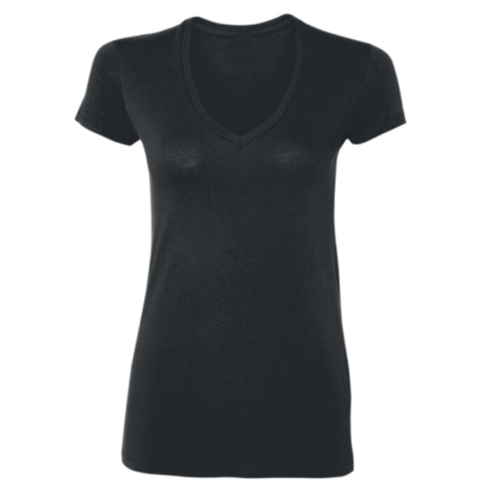 G64VL Ladies’  4.5 oz. SoftStyle Junior Fit V-Neck T-Shirt Thumbnail