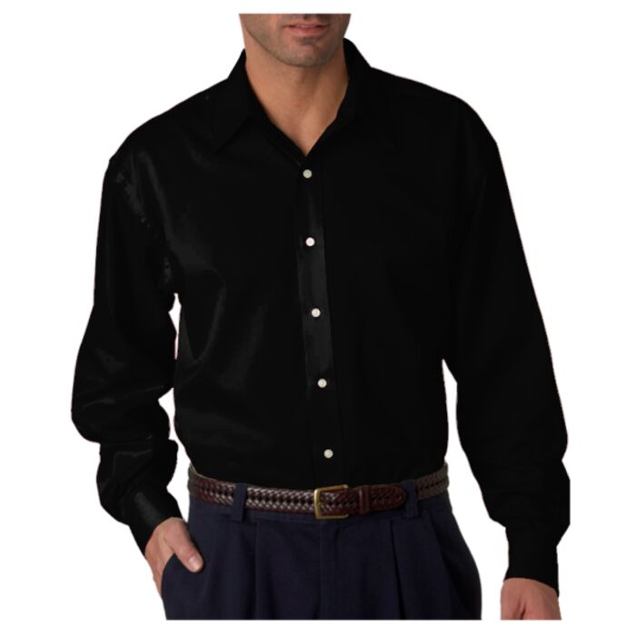 8991 Men's Whisper Elite Twill Blend Woven Shirt Thumbnail