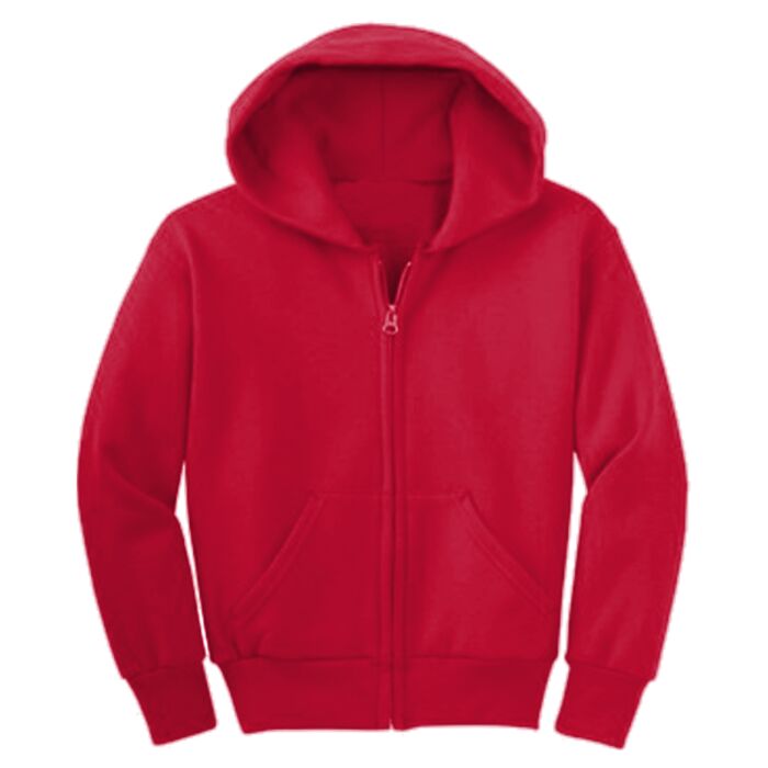 Youth Full Zip Hooded Sweatshirt Thumbnail