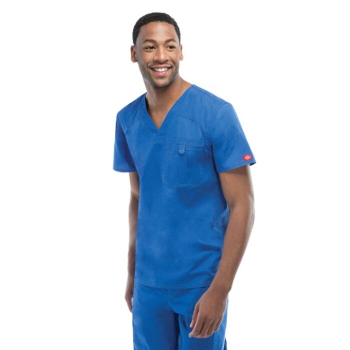 *Men's Dickies EDS Stretch V-Neck Top - 1 Pocket Thumbnail