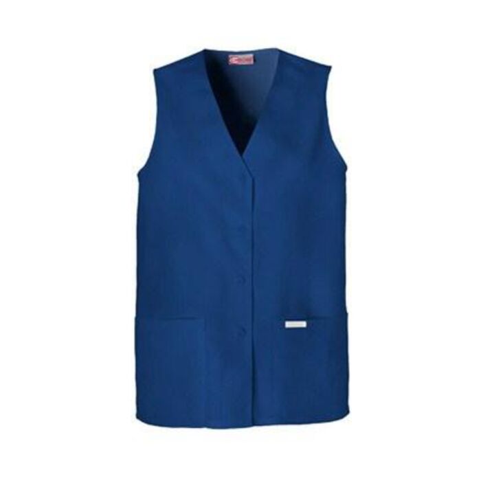 Cherokee Fashion Solids Button Front Vest Women's Thumbnail