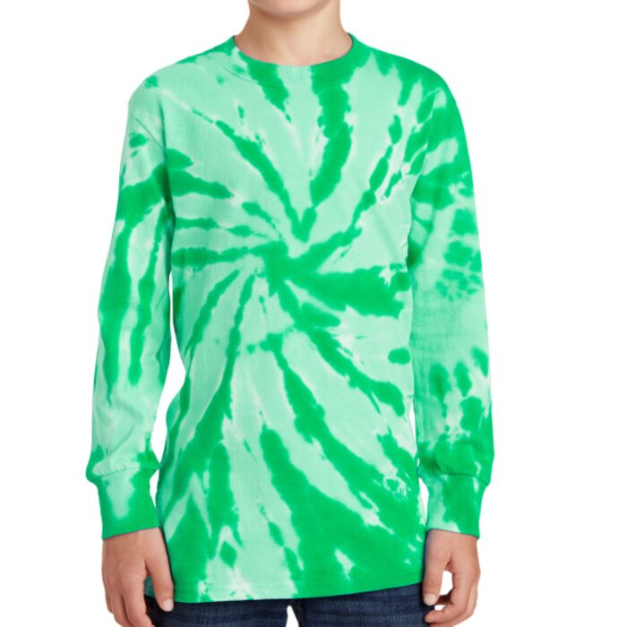 Youth Essential Tie Dye Long Sleeve Tee- Cal Ivy Prep Thumbnail