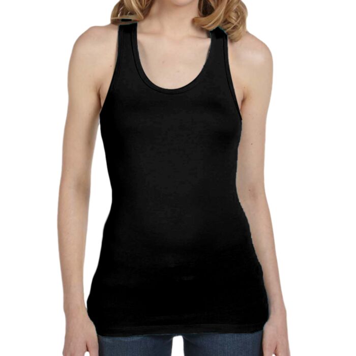 Ladies’  4 oz. Sheer Rib Racerback Tank Thumbnail