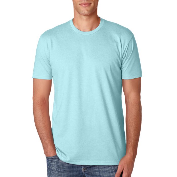 LIGHT Men's Premium Fitted CVC Crew Tee Thumbnail