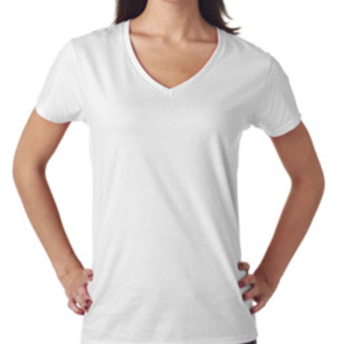 88vl Anvil Ladies' Lightweight V-Neck Cotton Tee Thumbnail